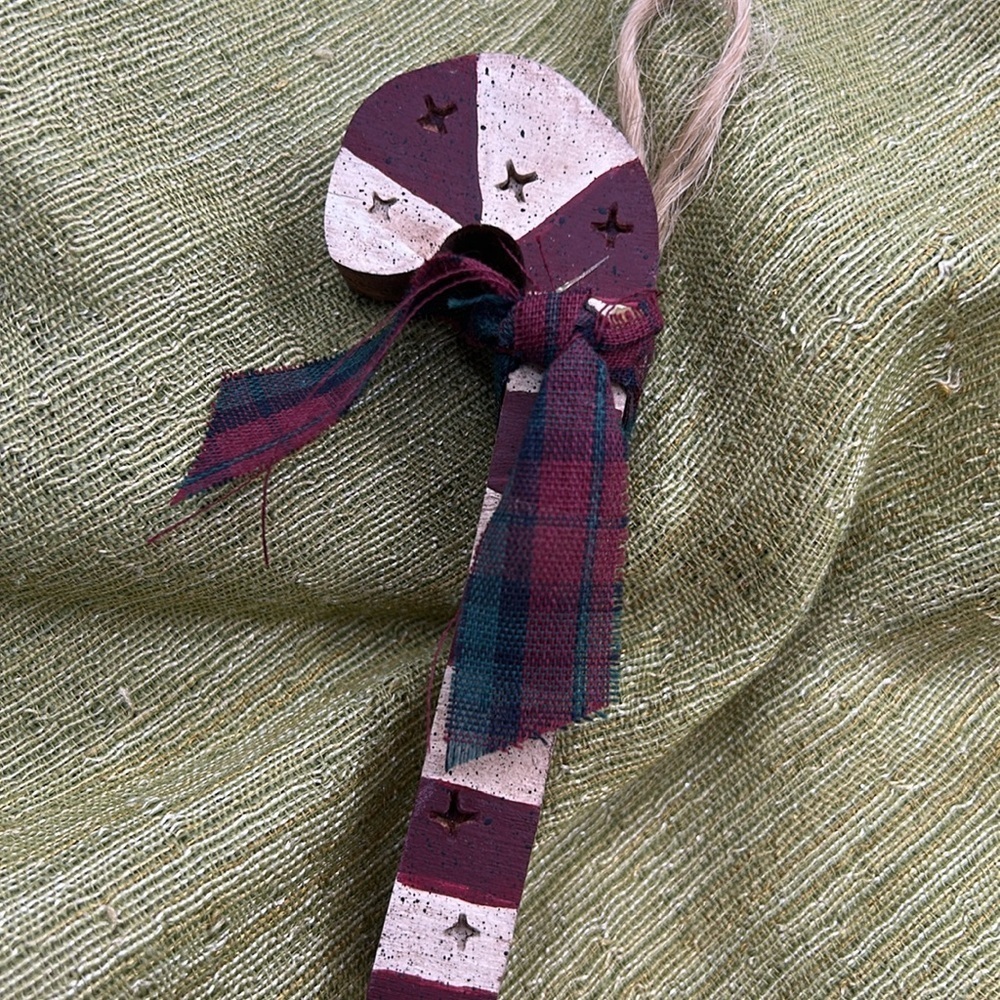 Wooden Holiday Ornaments Set.  Handmade - Picture 8 of 12